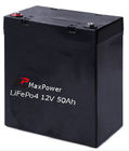 IP55 12 V 50Ah Lityum LiFePo4 Pil Güneş Depolama ESS Araba Marş UPS RV
